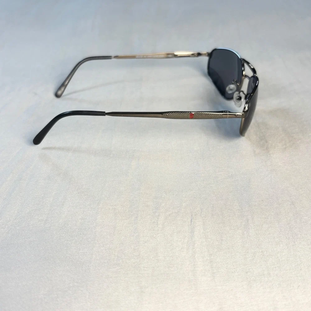 Vintage Swiss Army Voyager 25735 Sunglasses Gunmetal Aviator Mens Frames 58-20